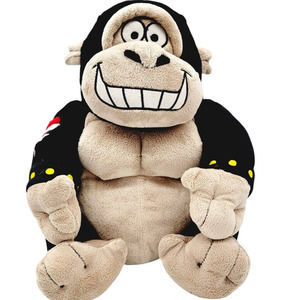Dan Dee Smiling Gorilla w/ Wild Thing Tattoo 2011 Plush Stuffed Animal 15"